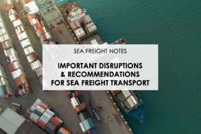 Fortes perturbations et recommandations pour le transport Maritime