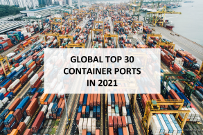 Top 30 mondial des ports à conteneurs en 2021