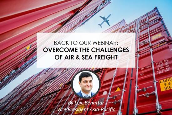Retour sur notre Webinar: Comment surmonter les défis du fret aérien et maritime
