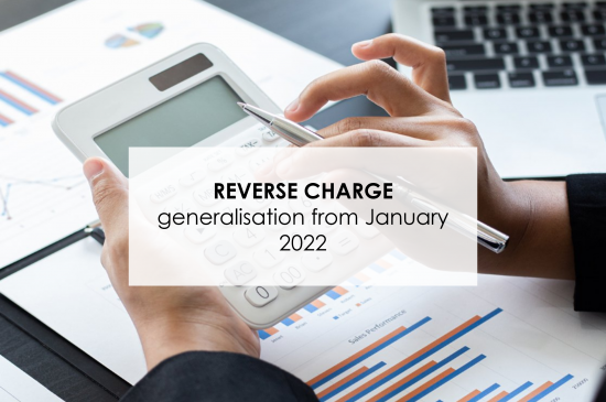 Reverse charge from January 2022