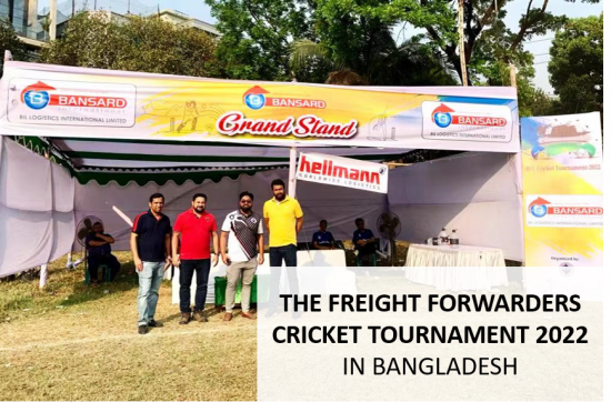 我们赞助了2022年孟加拉国货运代理公司板球大赛！